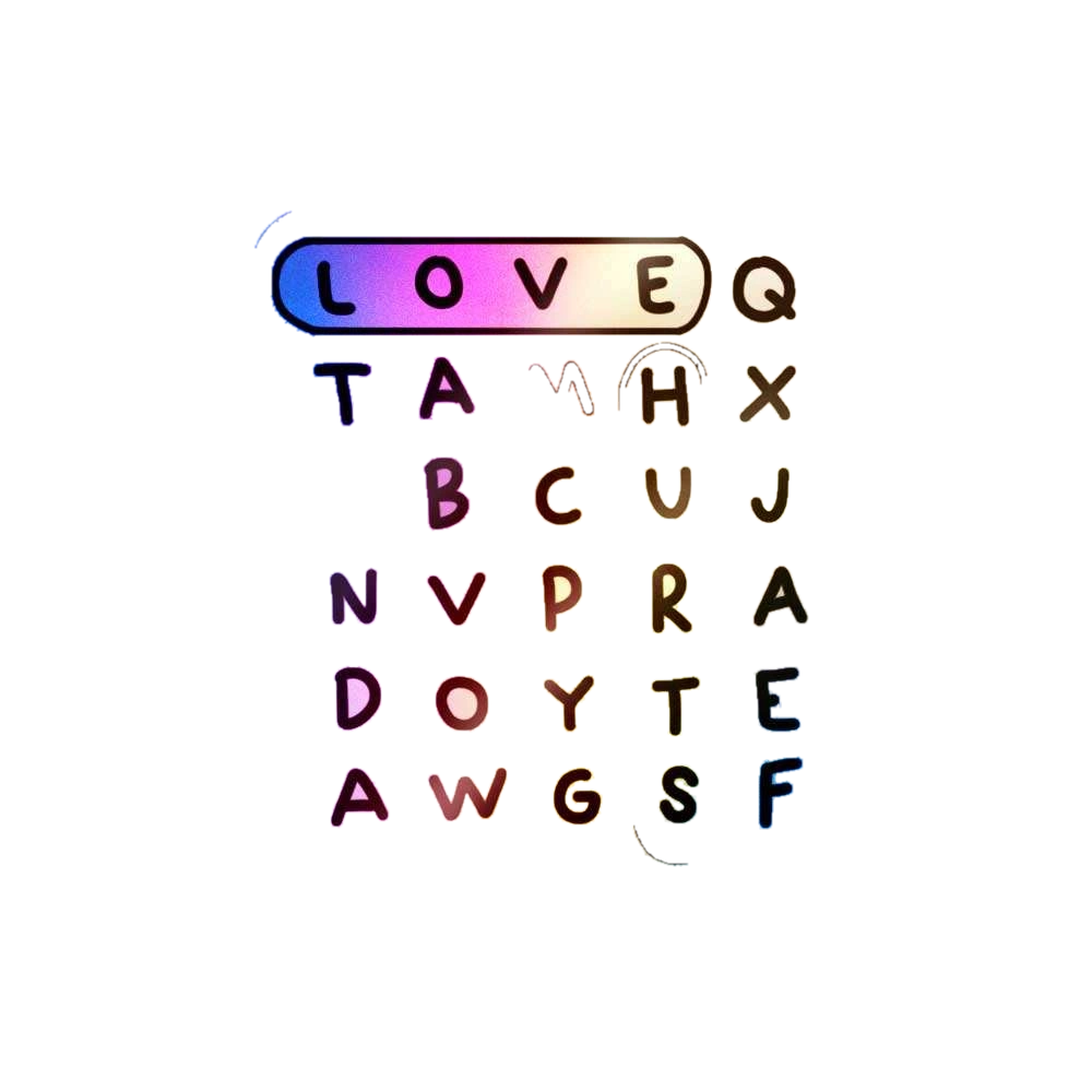 Love Hurts Holographic Sticker